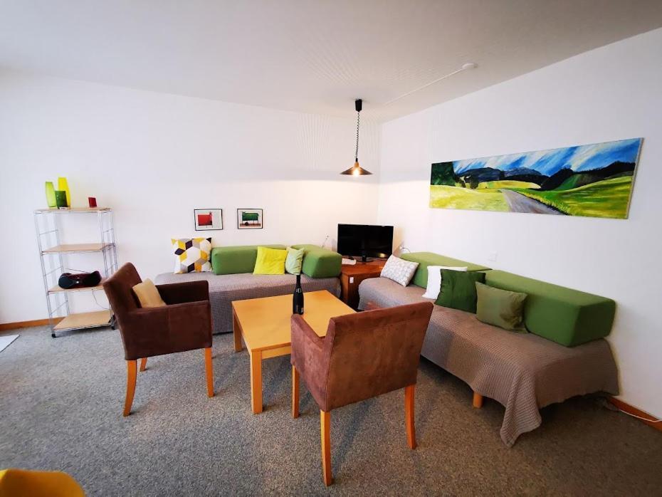 Apartments Haus Quelle Leukerbad Eksteriør billede