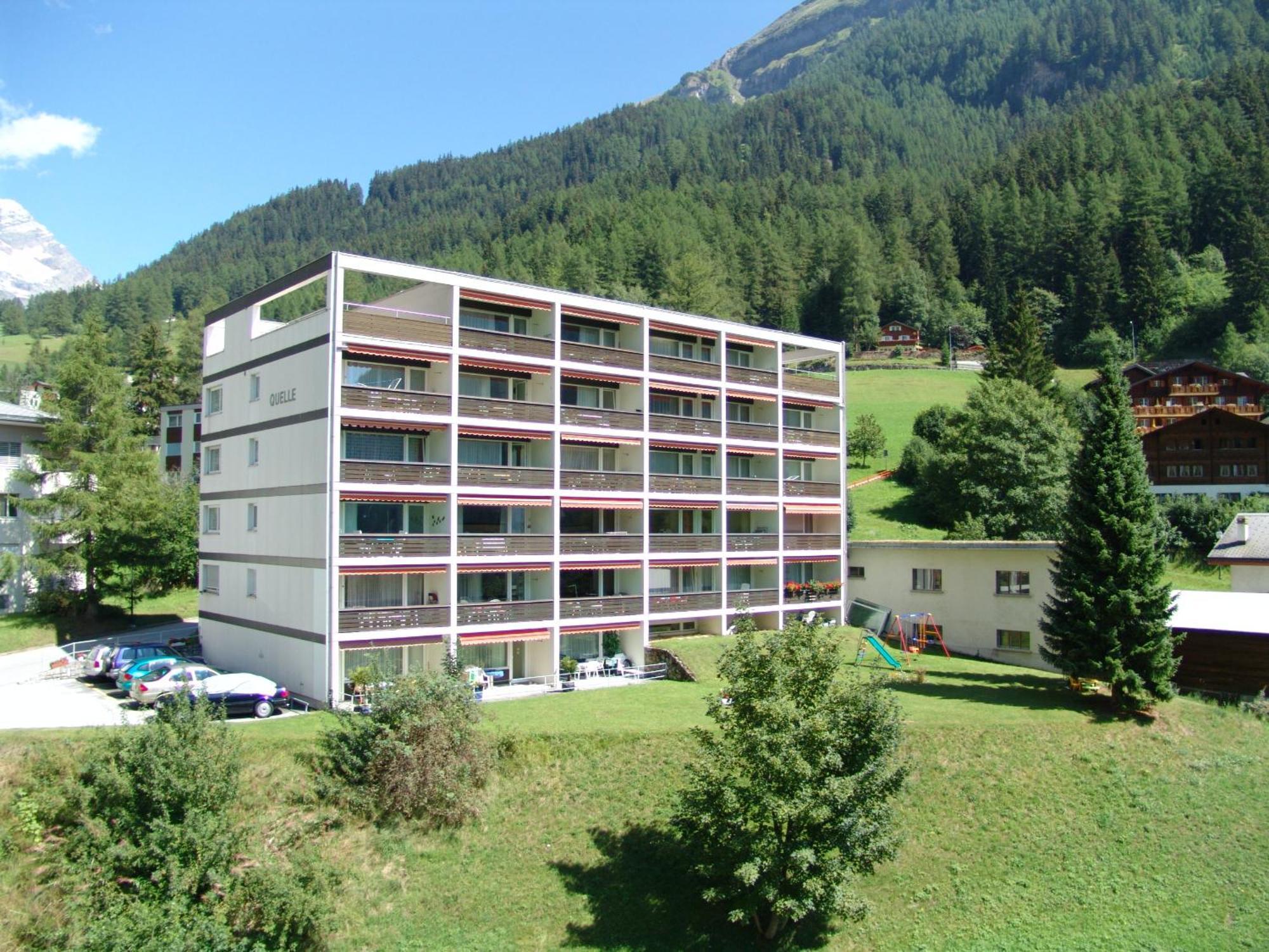 Apartments Haus Quelle Leukerbad Eksteriør billede